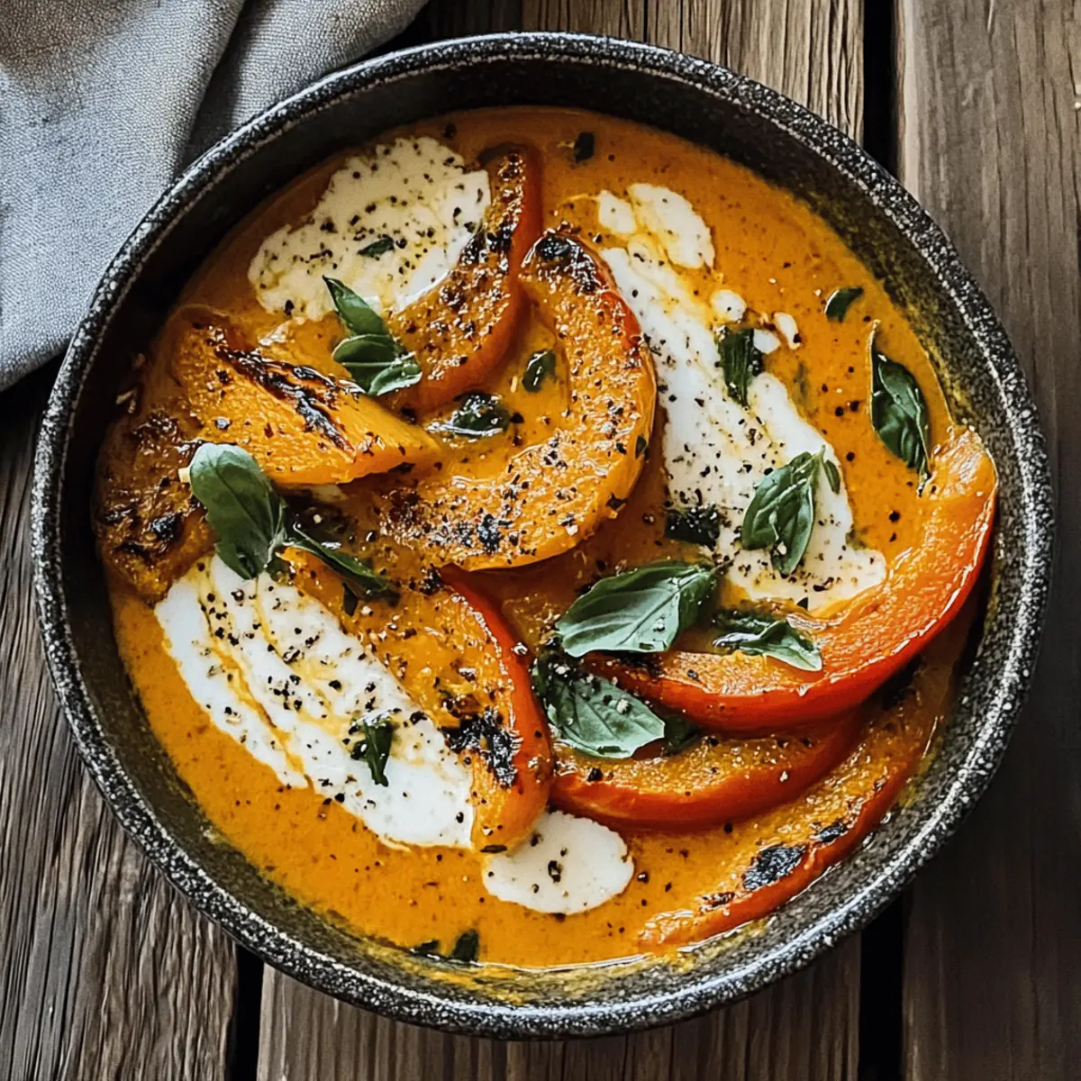 Ofenkürbis-Paprika-Sauce