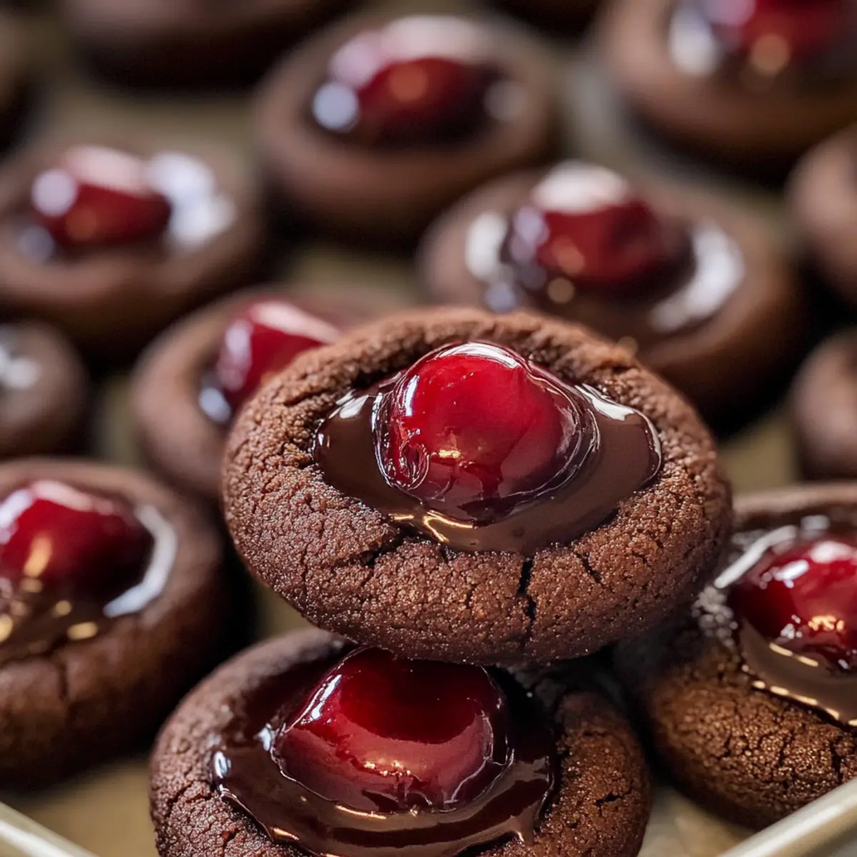 Schokoladenkirschenkekse