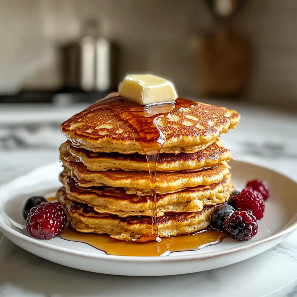 Gesunde Kürbis Haferflocken Pfannkuchen Rezept