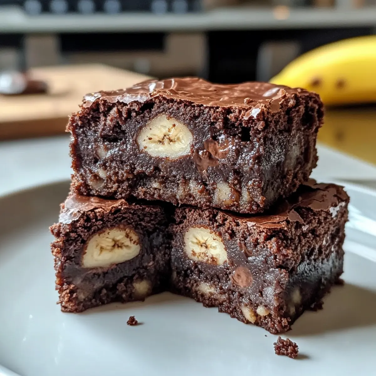 Bananen Brownies Ohne Zucker