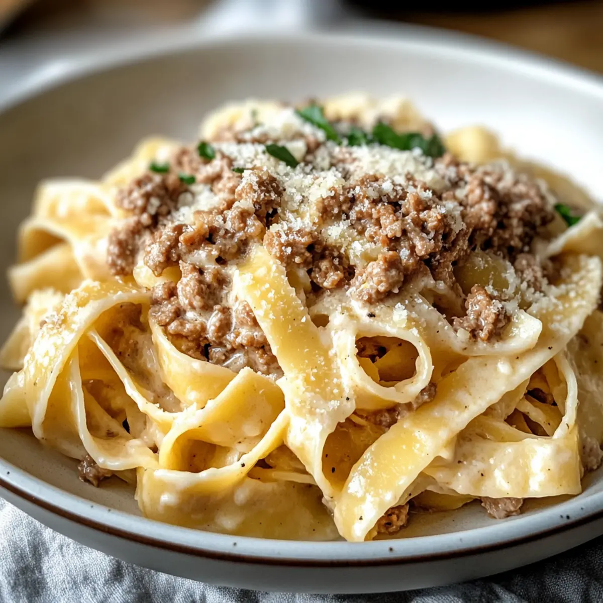 weiße Bolognese-Sauce